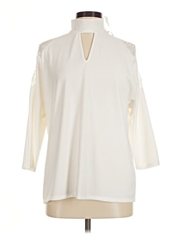 7th Avenue Design Studio New York & Company 3/4 Sleeve Blouse (view 1)