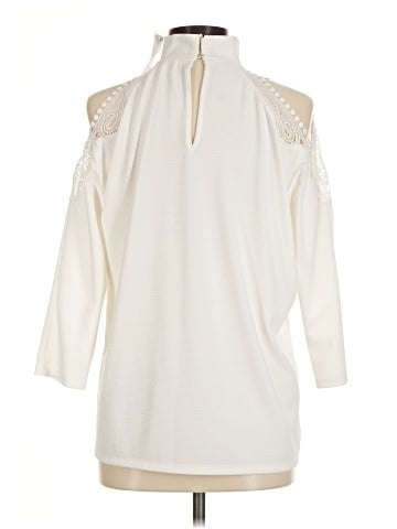 7th Avenue Design Studio New York & Company 3/4 Sleeve Blouse (view 2)