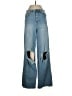 Vibrant M.I.U Color Block Blue Jeans Size 26 waist - photo 1