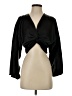 Zara Black 3/4 Sleeve Blouse Size S - photo 1