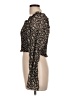 Wild Fable 100% Polyester Black 3/4 Sleeve Blouse Size L - photo 5