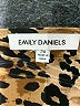 Emily Daniels Animal Print Brown 3/4 Sleeve Top Size 2X - photo 7