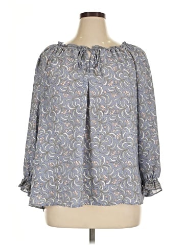 Max Studio 3/4 Sleeve Blouse (view 1)