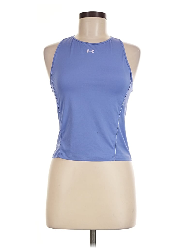 Pre-owned Under Armour Active Tank Top In Blue