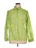 Chico's Paisley Green Long Sleeve Button-Down Shirt Size XL (3) - photo 1