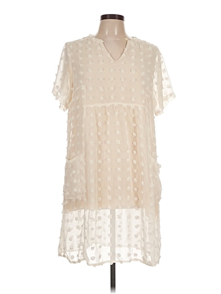 Pre-owned Miholl Casual Dress In Ivory