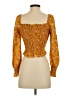 Assorted Brands Orange 3/4 Sleeve Blouse Size S - photo 2
