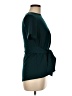 Shein Teal Short Sleeve Blouse Size M - photo 4