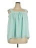 Torrid 100% Polyester Green Sleeveless Blouse Size 2X Plus (2) - photo 1