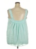 Torrid 100% Polyester Green Sleeveless Blouse Size 2X Plus (2) - photo 2