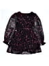 Aqua Floral Black Dress Size 9/10 - photo 2