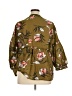 Vineet Bahl Floral Brown 3/4 Sleeve Blouse Size XL - photo 2