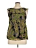 Apt. 9 100% Nylon Green Sleeveless Blouse Size XL - photo 2