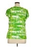 AB Studio Green Short Sleeve Blouse Size XL - photo 2