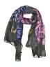 Apt. 9 100% Polyester Floral Purple Scarf One size - photo 1