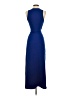 Aqua Solid Blue Casual Dress Size S - photo 2