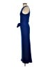 Aqua Solid Blue Casual Dress Size S - photo 5