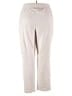 D&Co. Solid Ivory Casual Pants Size 3X - photo 2