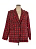 Lane Bryant Plaid Red Blazer Size 20 - photo 1