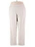 D&Co. Solid Ivory Casual Pants Size 3X - photo 1