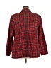 Lane Bryant Plaid Red Blazer Size 20 - photo 2