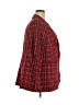 Lane Bryant Plaid Red Blazer Size 20 - photo 4