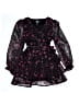Aqua Floral Black Dress Size 7 - 8 - photo 1