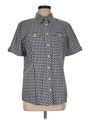 L.L.Bean Short Sleeve Button-Down Shirt (view 1)