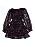 Aqua Floral Black Dress Size 7 - 8 - photo 2
