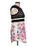 Morning Mist Graphic Black Cocktail Dress Size 12 - photo 4