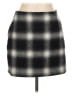 Papaya Plaid Black Casual Skirt Size 12 - photo 1