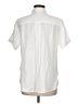 Theory White Short Sleeve Button-Down Shirt Size M - photo 2