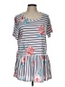 Jodifl Stripes Gray Casual Dress Size L - photo 1