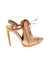 L.A.M.B. Color Block Orange Heels Size 8 - photo 1