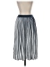 Weekend Max Mara Stripes Gray Casual Skirt Size 2 (estimated) - photo 1