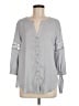 Ann Taylor 100% Polyester Gray 3/4 Sleeve Blouse Size M - photo 1