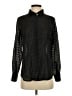 Equipment Chevron-herringbone Black Long Sleeve Blouse Size S - photo 1