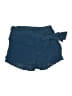 Free People 100% Rayon Blue Teal Shorts Size 10 - photo 1