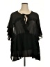 Torrid Black Short Sleeve Blouse Size 5X Plus (5) - photo 1