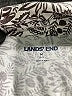 Lands' End Paisley Silver Short Sleeve Turtleneck Size M - photo 7