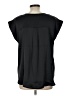 Ann Taylor LOFT 100% Polyester Black Short Sleeve Blouse Size L - photo 2