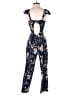 Amour Vert Floral Blue Jumpsuit Size XS - photo 2