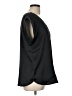 Ann Taylor LOFT 100% Polyester Black Short Sleeve Blouse Size L - photo 4