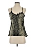 Sen 100% Polyester Animal Print Gray Green Sleeveless Top Size XS (0) - photo 1