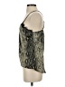 Sen 100% Polyester Animal Print Gray Green Sleeveless Top Size XS (0) - photo 5