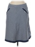 Sitwell Chevron-herringbone Blue Casual Skirt Size 6 - photo 1