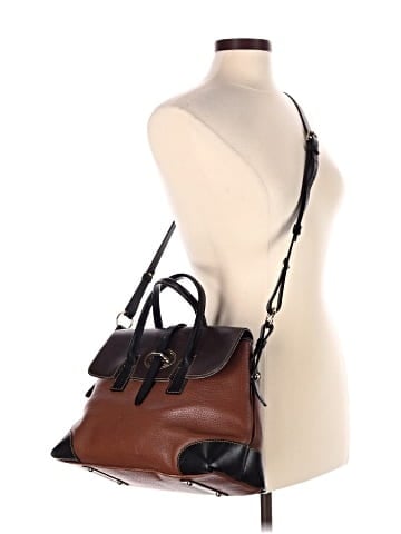 Dooney & Bourke Leather Satchel (view 2)