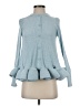 Assorted Brands Blue Long Sleeve Blouse Size S - photo 1