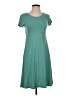 Peruvian Connection Solid Teal Casual Dress Size XS - photo 1