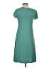 Peruvian Connection Solid Teal Casual Dress Size XS - photo 2